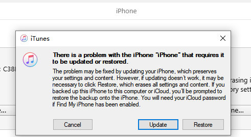 recovery mode itunes