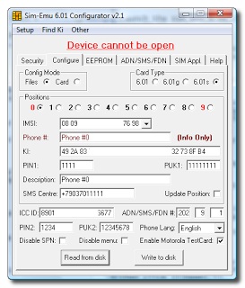 tarjetas programables sim emu