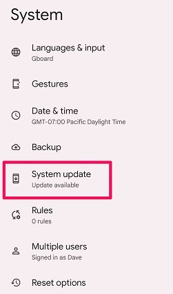 system-update