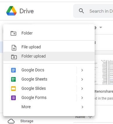 upload backup to google drive