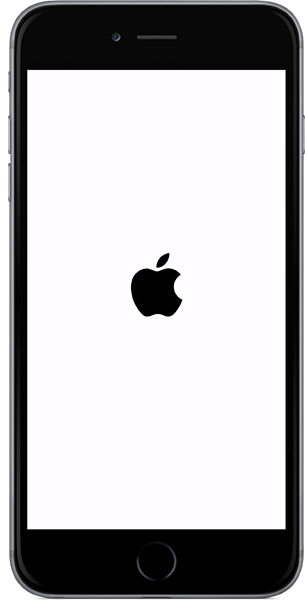 iphone 6 keeps flashing white screen with apple logo