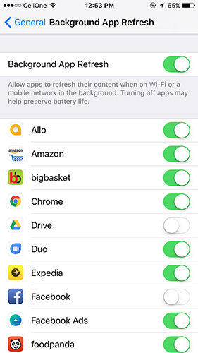 iphone 7 plus battery draining fast