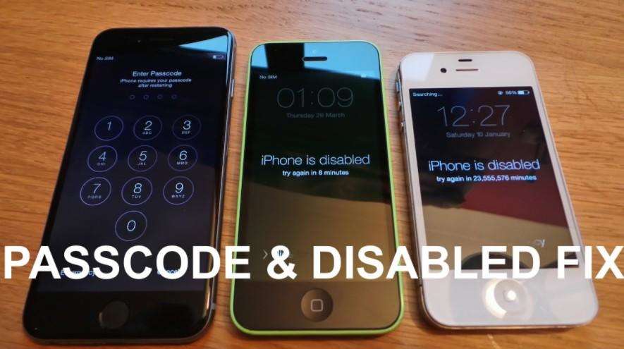 iphone 4 passcode unlock without computer