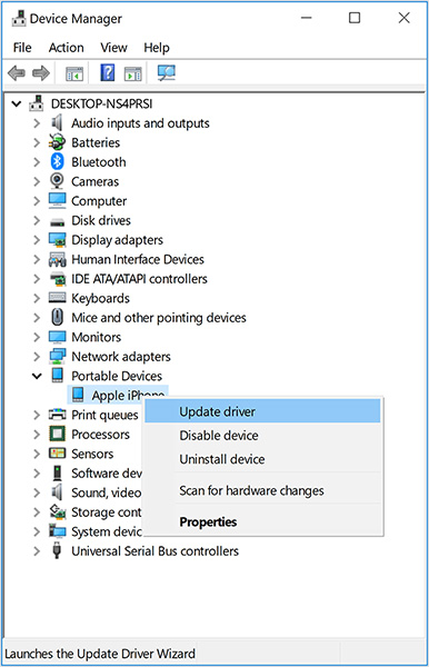 windows usb driver update