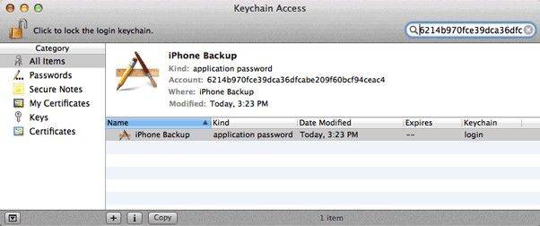 lost iphone backup password on itunes 12