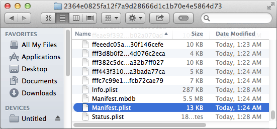 mac manifest plist