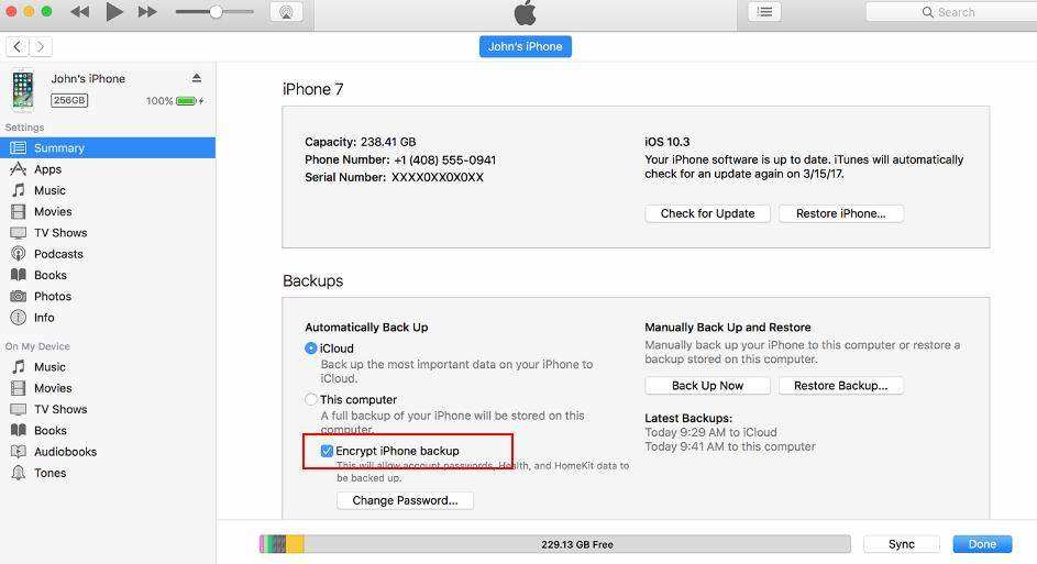 itunes password reset with email