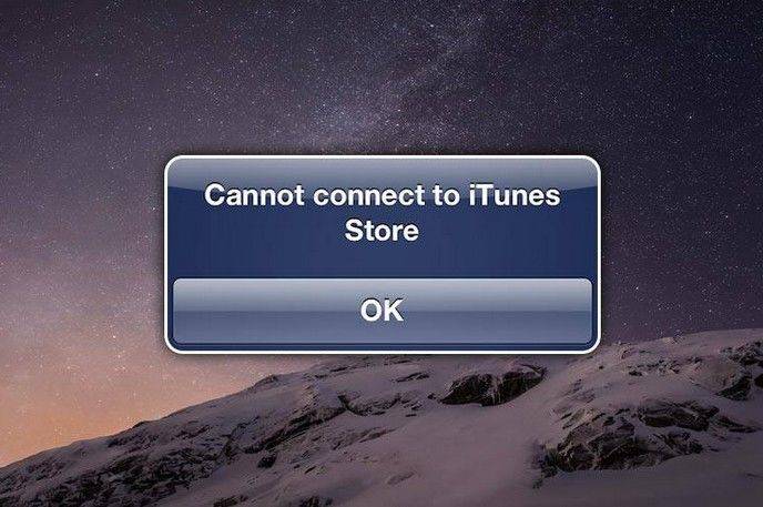 cannot connect to itunes store come picture