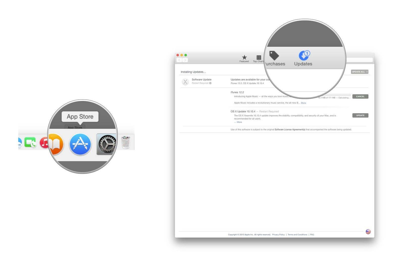 check for updates for itunes on mac app store