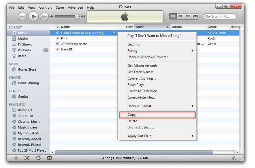 transfer songs from itunes to android doubletwist