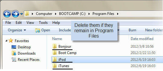 itunes default folder