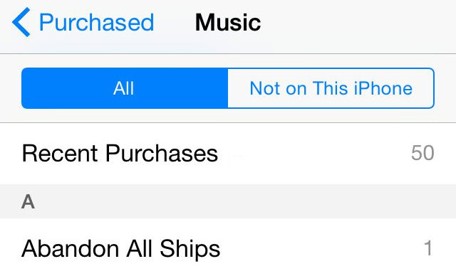 how to see app purchase history on iphone
