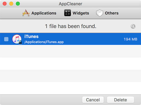 uninstall itunes