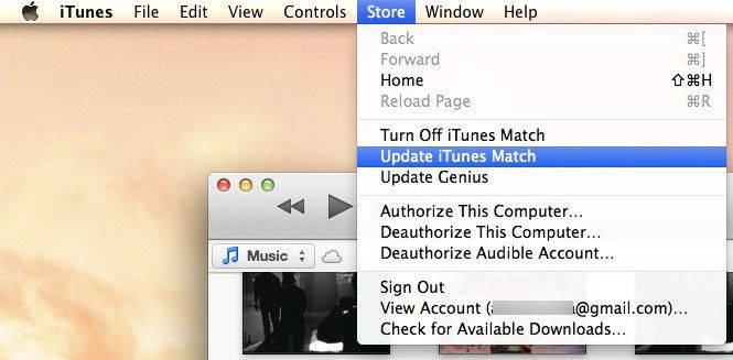 update itunes match on iphone