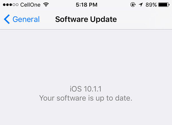 iphone software update