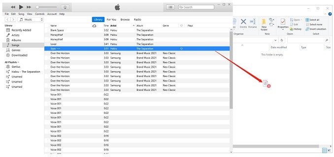 comment transférer de la musique depuis iTunes vers l'iPhone