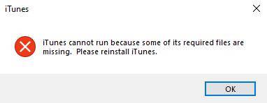 requires a newer version of itunes