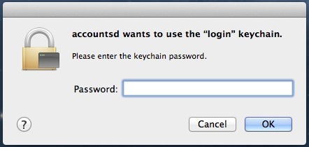 mac keeps asking for keychain password