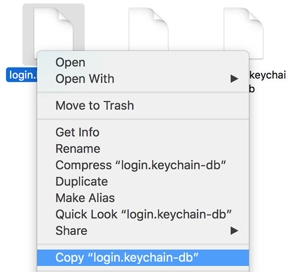 Transfer Keychain to New Mac