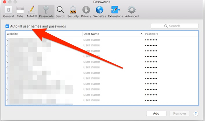 passwords safari 5.1.7 windows