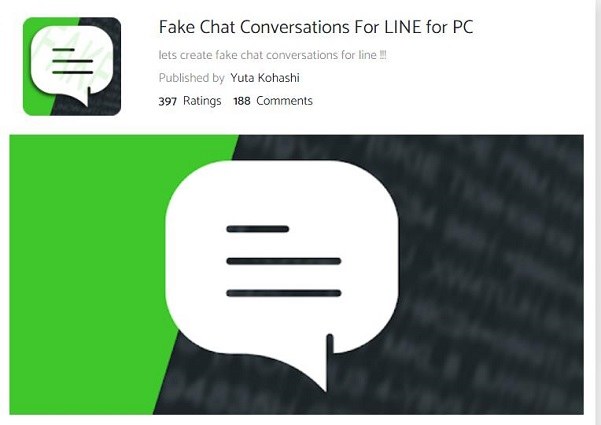 Fake chat conversations