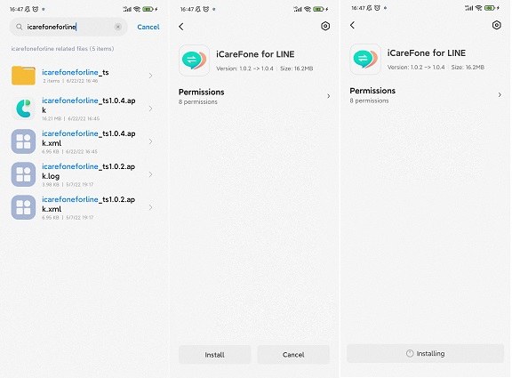 install iCareFone for LINE Transfer app