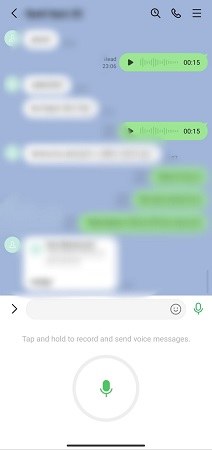 send line voice message