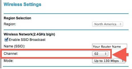 change router wifi channel