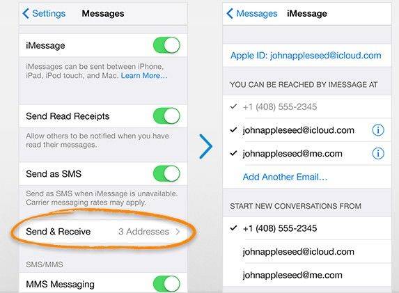 read iphone text messages on mac