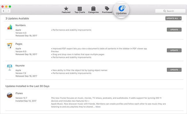 app store update