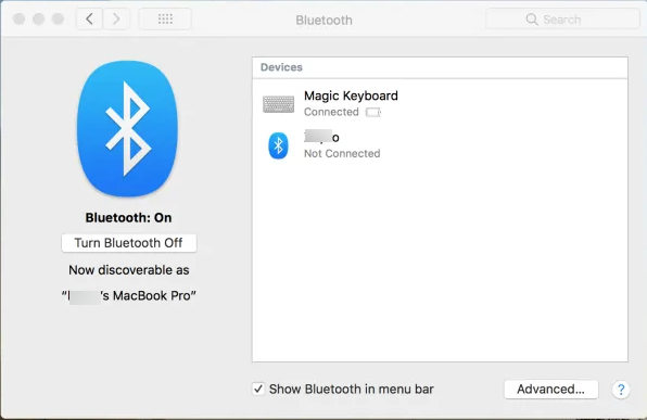 bluetooth not working on catalina