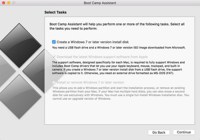 create windows 10 bootable usb on mac os sierra