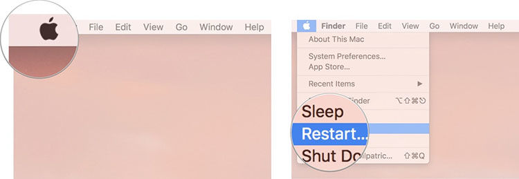 restart Mac