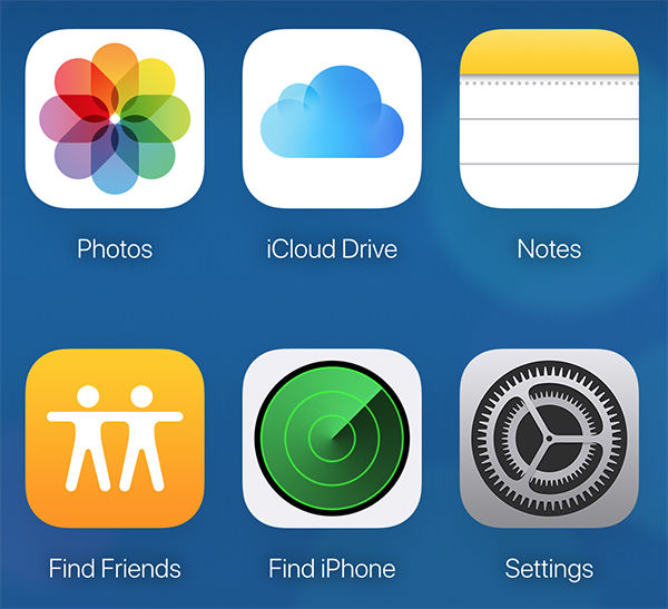 icloud settings