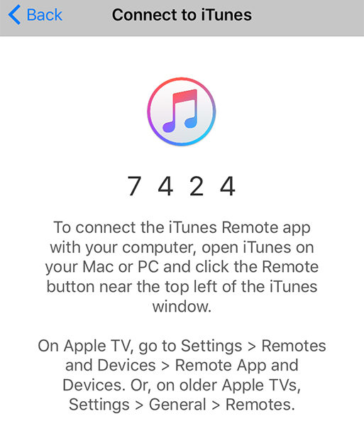 itunes remote from iphone