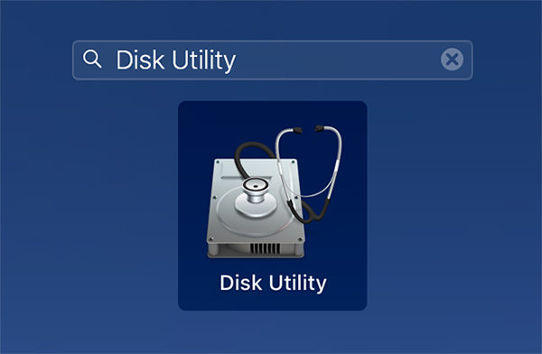 launch disk utility