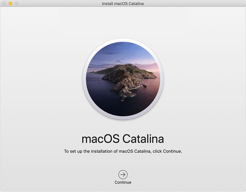 how to update from macos high sierra to catalina