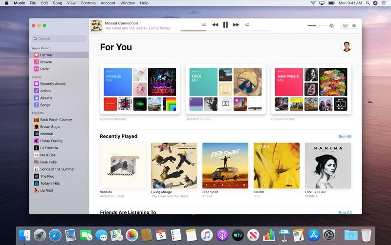 music library change