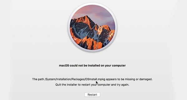 macbook pro software update icon missing