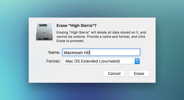 formatting new hard drive for macnew hard drive mac os x high sierra
