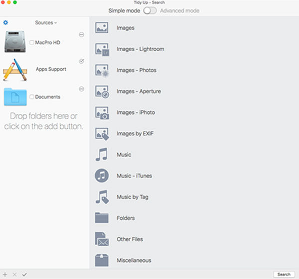 duplicate file software mac tidy up
