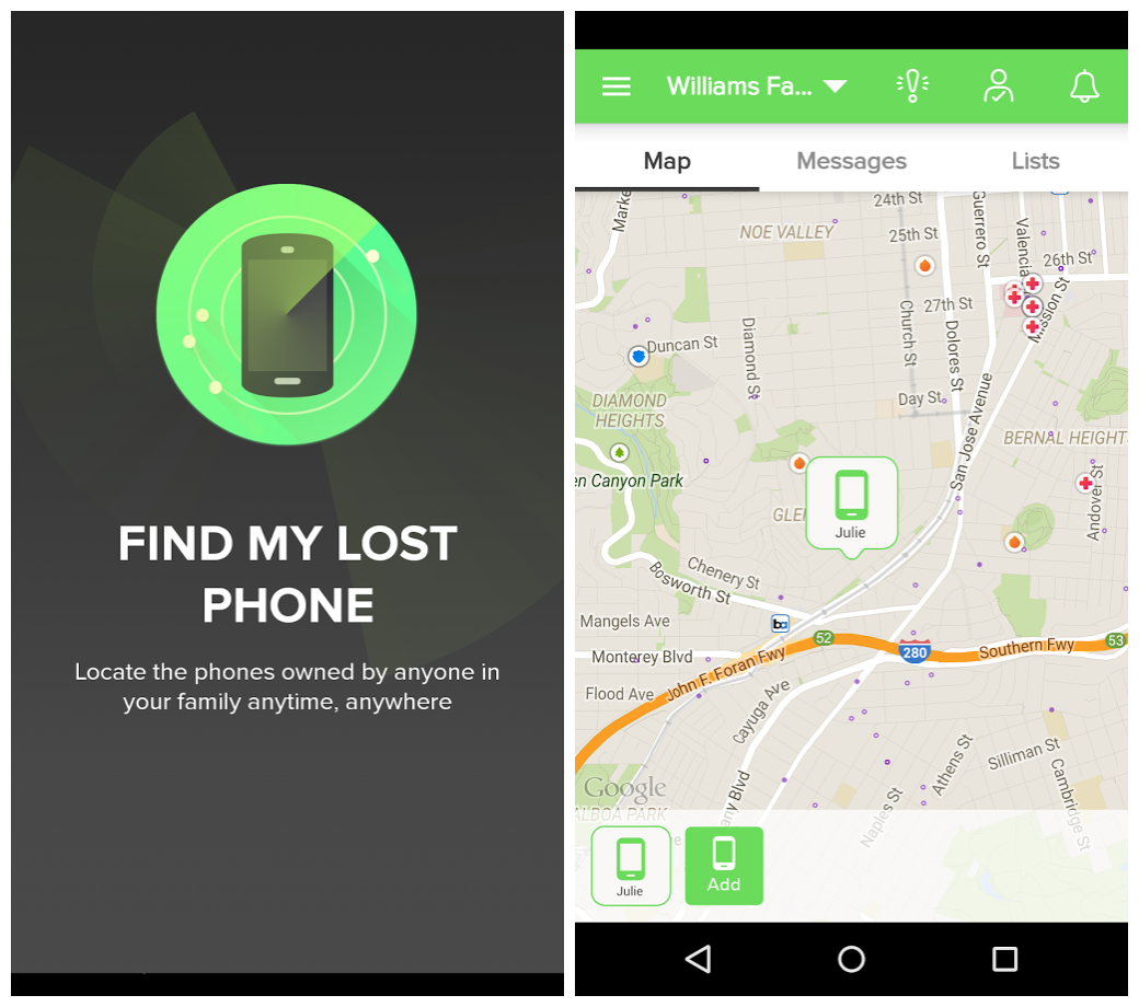 where is find my phone on iphone