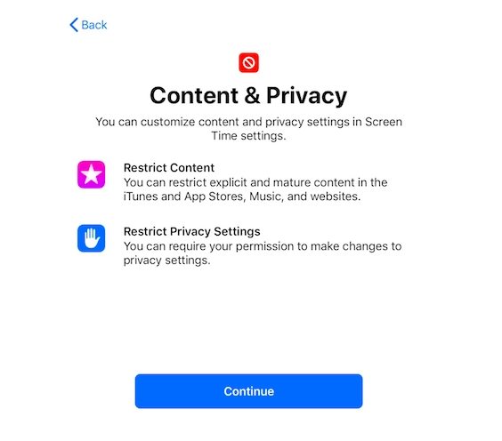 set contents and privacy