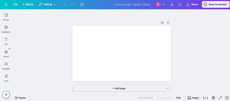Open Canva on your desktop