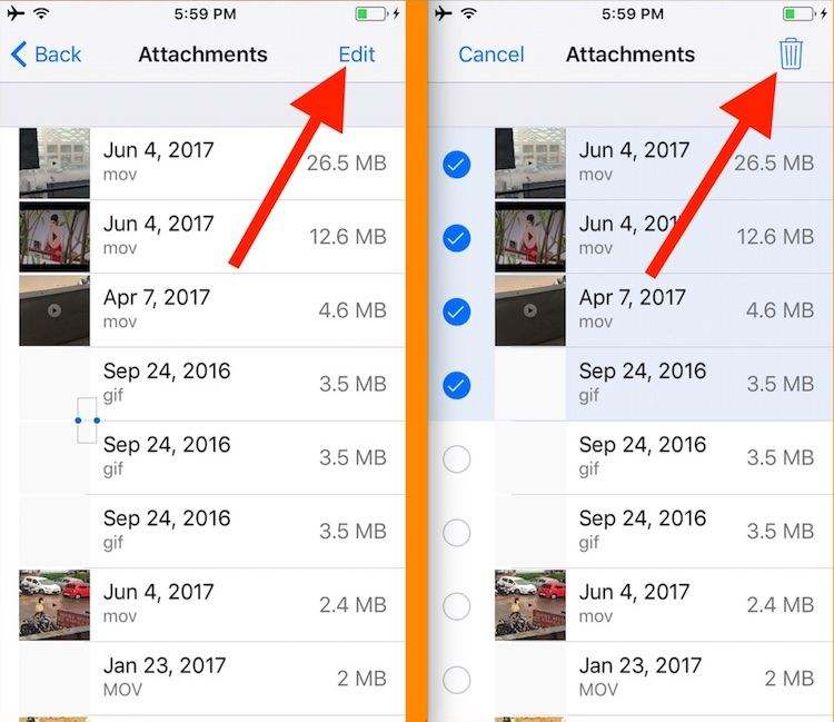 ios 11 system storage