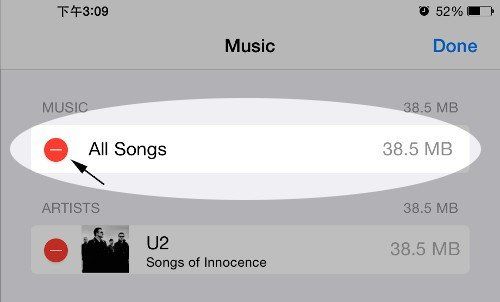 delete music from iphone 6
