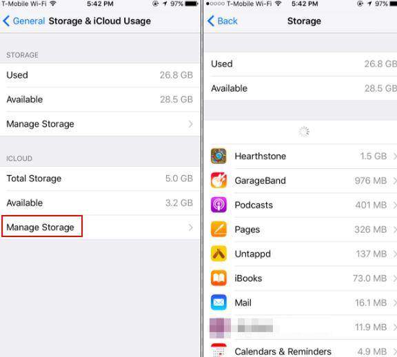 ios 11 system storage 6gb