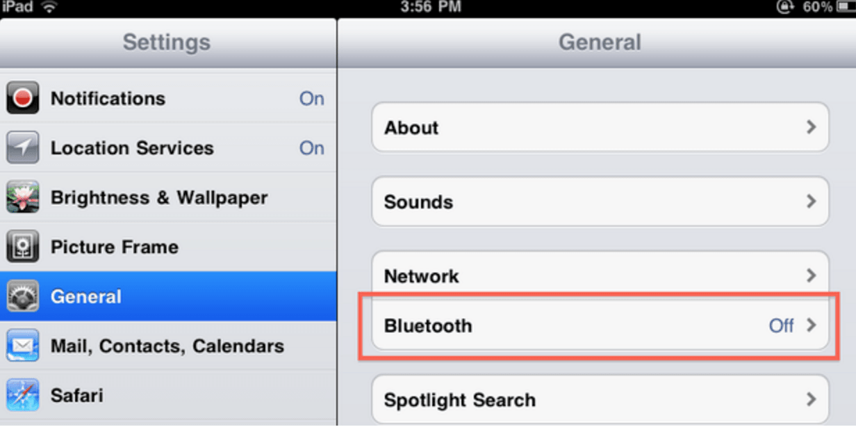 turn off bluetooth