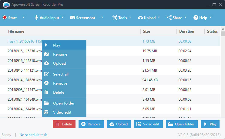 Apowersoft screen recorder