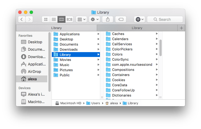 How to make a library on a mac terminal 6